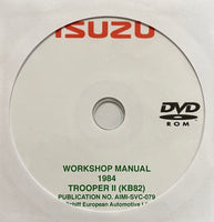 1984 Isuzu Trooper II (KB82) Workshop Manual