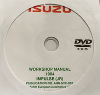 1984 Isuzu Impulse (JR) Workshop Manual