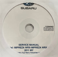 2011 SUBARU IMPREZA WRX-IMPREZA WRX STI SERVICE MANUAL