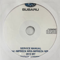 2013 SUBARU IMPREZA WRX-IMPREZA WRX STI SERVICE MANUAL