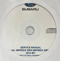 2014 SUBARU IMPREZA WRX-IMPREZA WRX STI SERVICE MANUAL