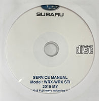 2015 SUBARU WRX - WRX STI SERVICE MANUAL
