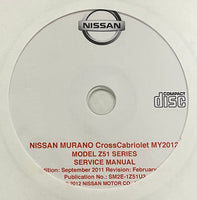 2012 Nissan Murano CrossCabriolet Workshop Manual