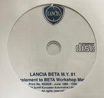 1981 Lancia Beta U.S.A. Models Workshop Manual Supplement