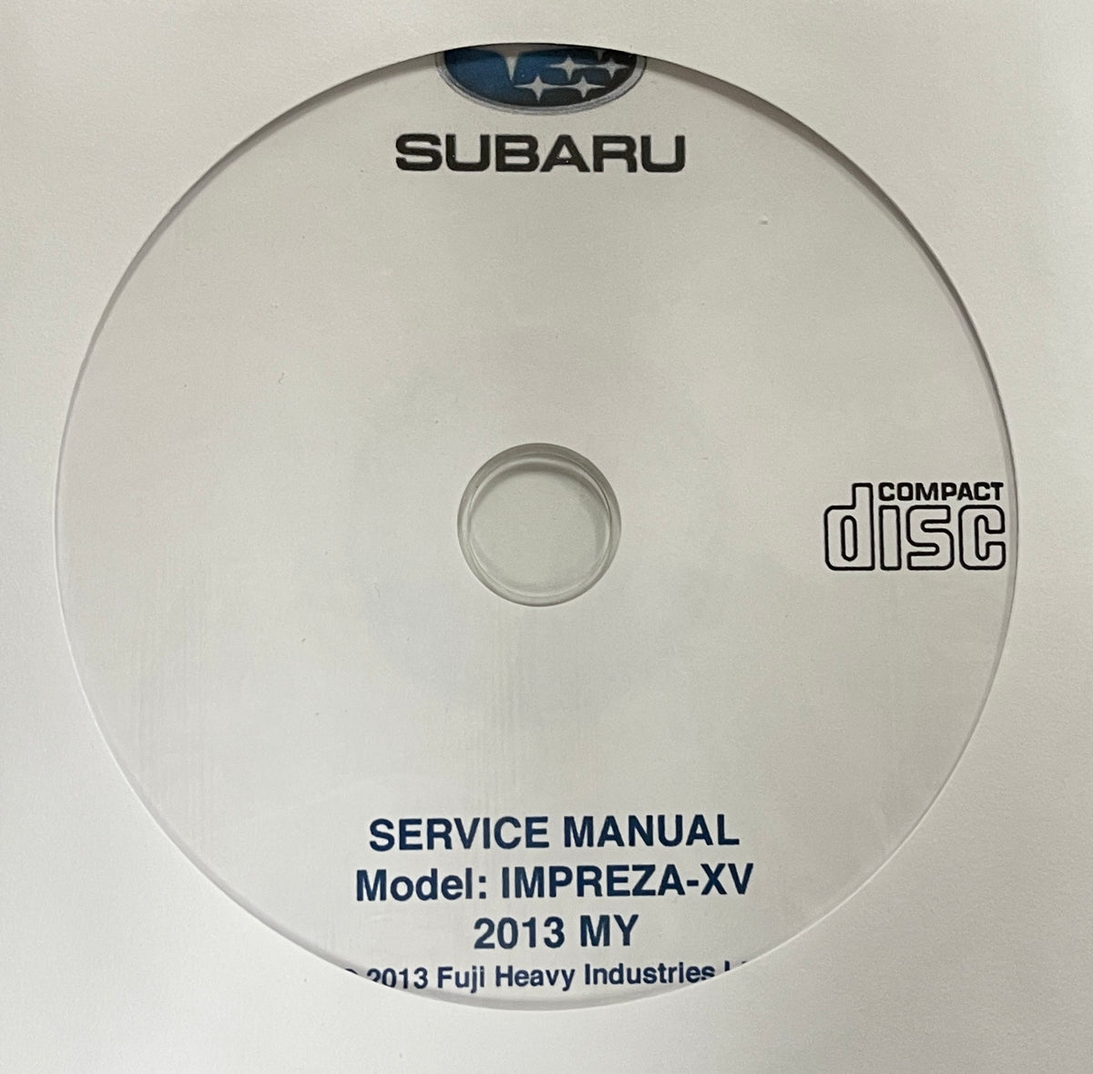 2013 SUBARU IMPREZA MANUAL PDF visual data 7