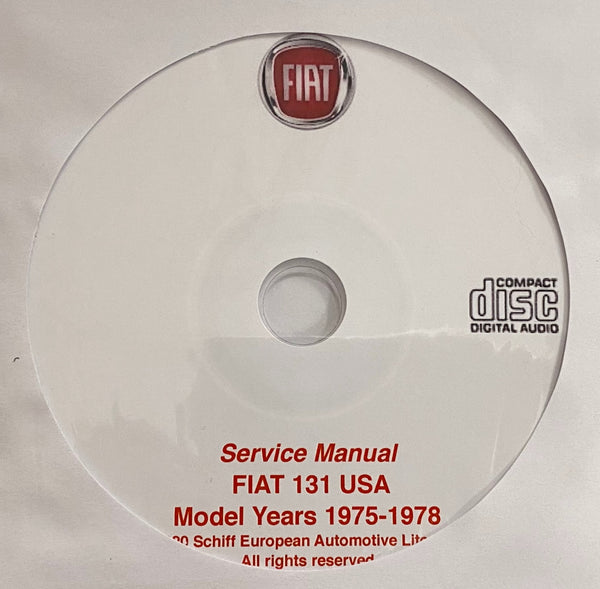 1975-1978 Fiat 131 USA Models Workshop Manual