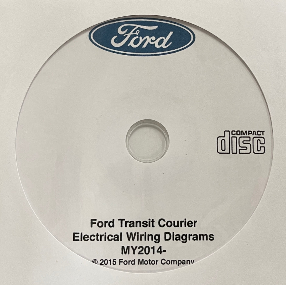 2014 onwards Ford Europe Transit Courier Electrical Wiring Diagrams