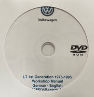 1975-1995 Volkswagen LT 1st Generation Workshop Manual in German and English