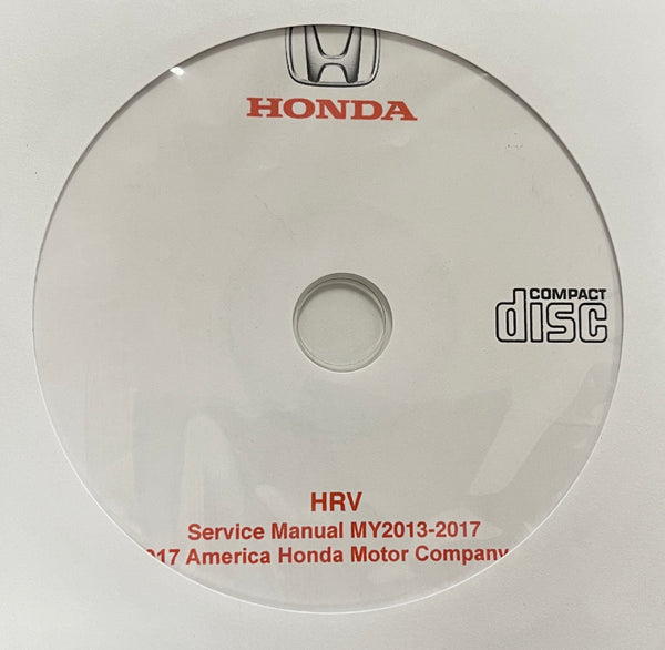 2013-2017 Honda HRV Workshop Manual