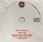 1972-1978 Fiat 128 Models Workshop Manual