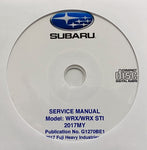 2017 Subaru WRX-WRX STI Service Manual