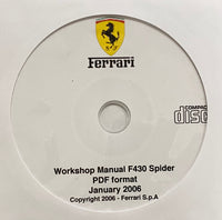2005-2009 Ferrari F430 Spider Workshop Manual