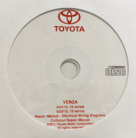 2009-2011 Toyota Venza Workshop Manual