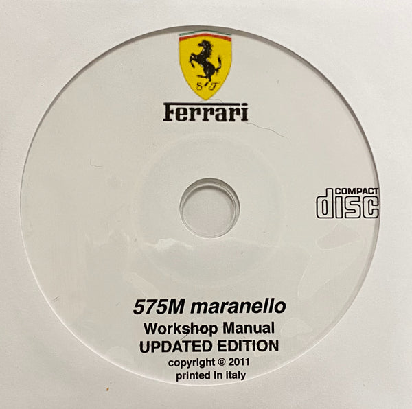 2002-2006 Ferrari 575M maranello Workshop Manual