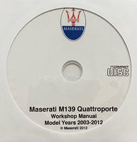 2003-2012 Maserati Quattroporte M139 Workshop Manual