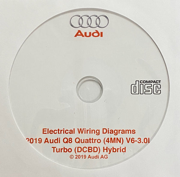 2019 Audi Q8 Quattro V6-3.0L Turbo Hybrid Electrical Wiring Diagrams
