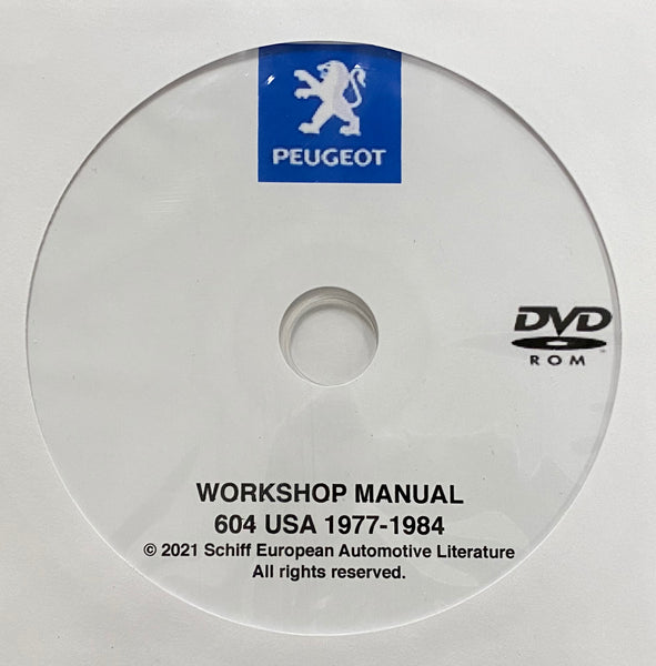 1977-1984 Peugeot 604 USA Workshop Manual