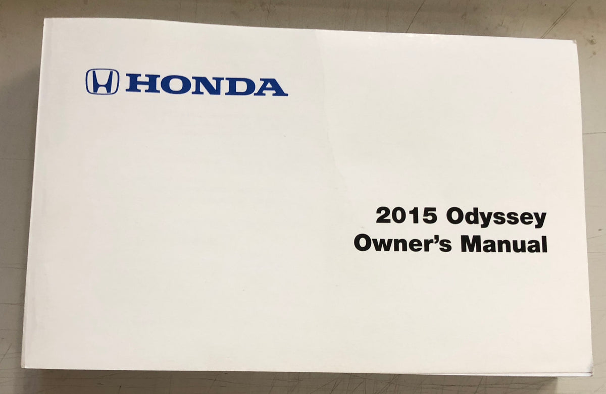 2015 HONDA ODYSSEY OWNER