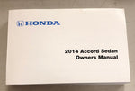 2014 HONDA ACCORD SEDAN Owner's Manual