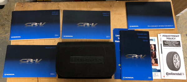 2014 HONDA CR-V Owner's Manual Complete Packet